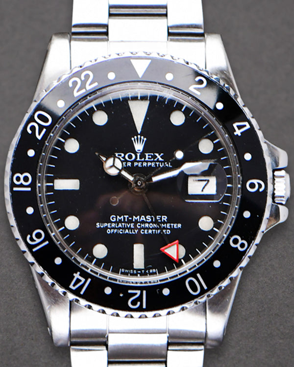 Rolex GMT-Master 40MM Black Dial Oyster Bracelet (1675)