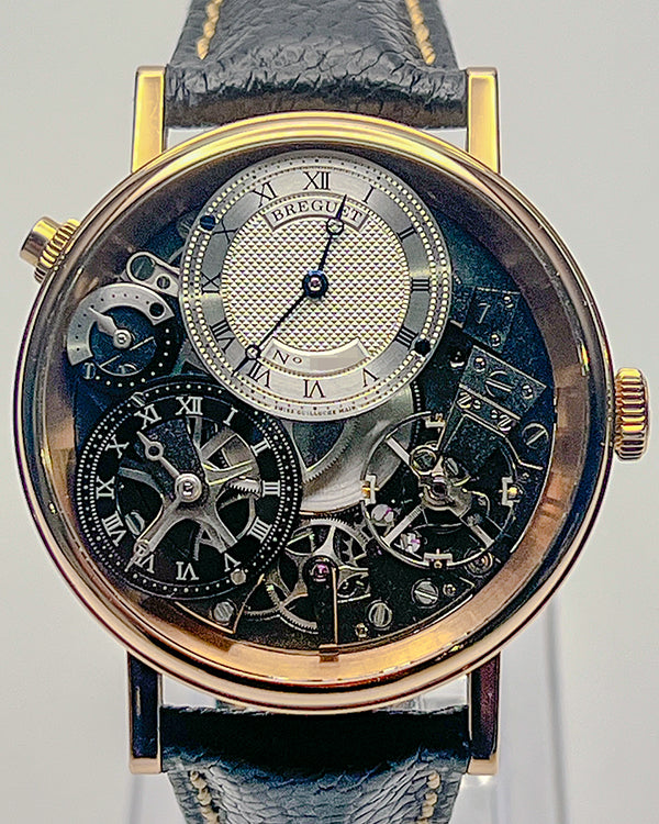 Breguet Tradition 40MM Skeleton Dial Leather Strap (7067BR/G1/9W6)