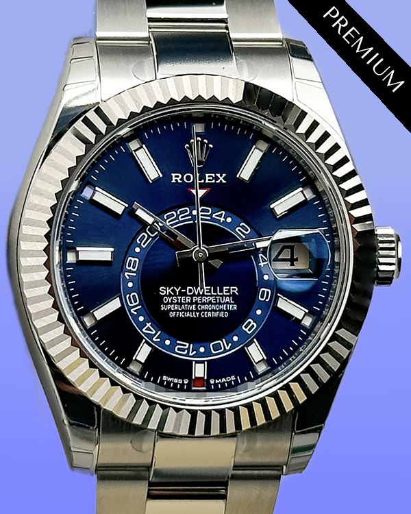 2024 Rolex Sky-Dweller 42MM Blue Dial Oyster Bracelet (336934)