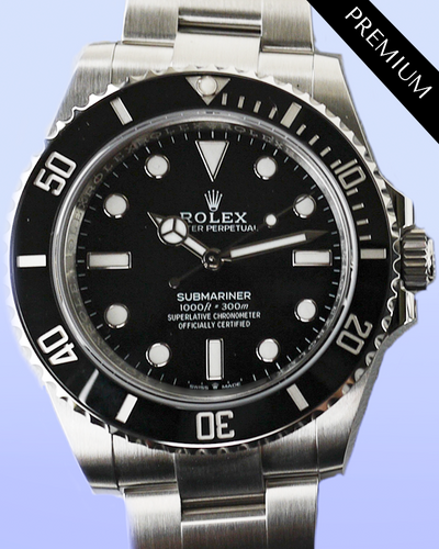 2024 Rolex Submariner No Date 41MM Black Dial Oyster Bracelet (124060)