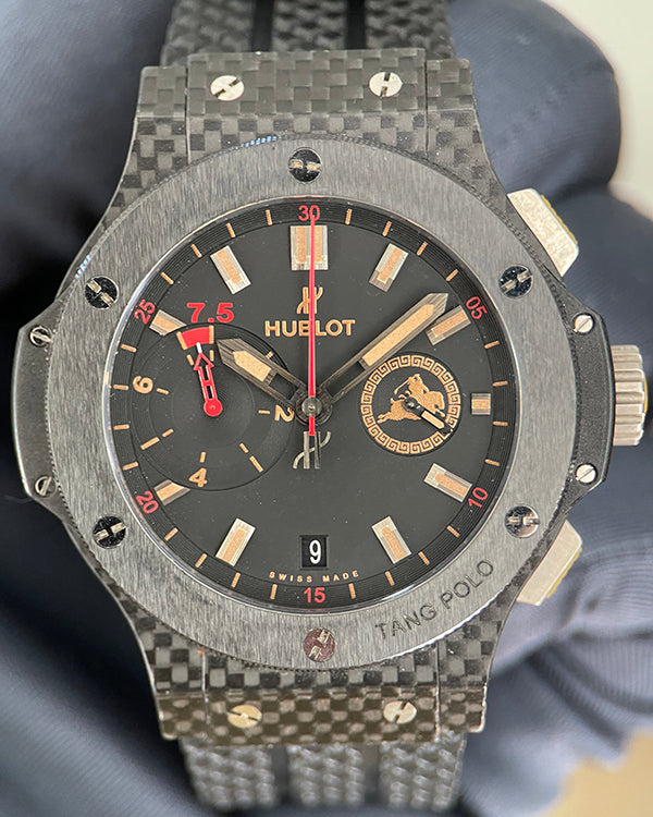 Hublot Big Bang Chukker Bang Tang Polo Club Limited Edition 44.5mm Black Dial Rubber Strap (317.QM.1138.VR.TPC14)