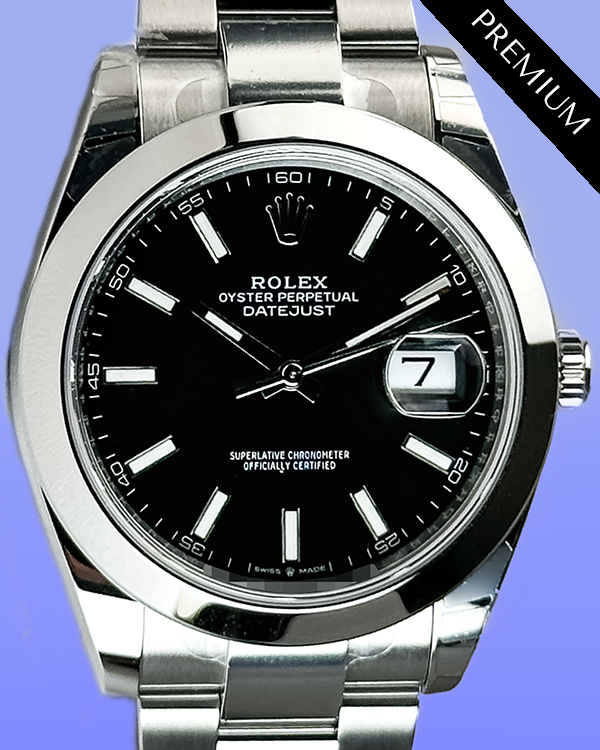 2024 Rolex Datejust 41MM Black Dial Oyster Bracelet (126300)