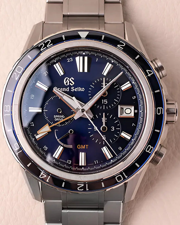 2022 Grand Seiko Evolution 9 45.3MM Blue Dial Titanium Bracelet (SBGC249G)