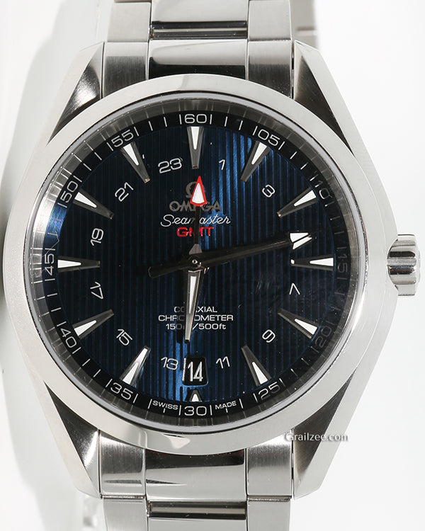 Omega Seamaster Aqua Terra GMT 43MM Blue Dial Steel Bracelet (231.10.43.22.03.001)