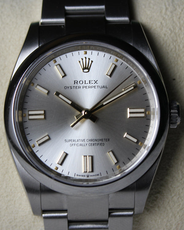 2024 Rolex Oyster Perpetual 36MM Silver Dial Oyster Bracelet (126000)