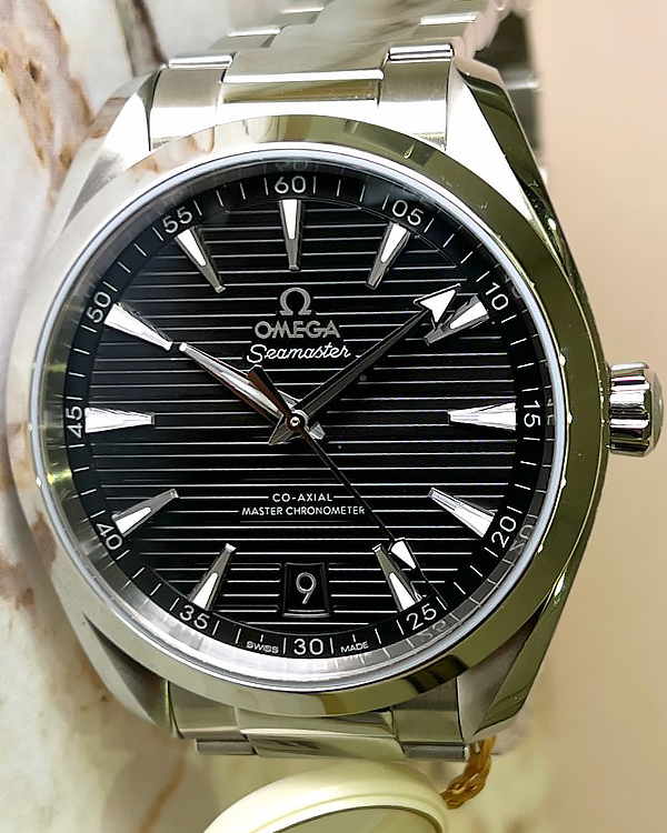 2024 Omega Seamaster Aqua Terra 41MM Black Dial Steel Bracelet (220.10.41.21.01.001)