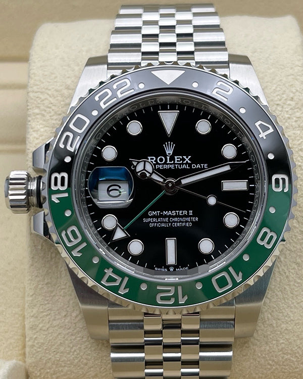 2023 Rolex GMT-Master II "Sprite" 40MM Black Dial Jubilee Bracelet (126720VTNR)