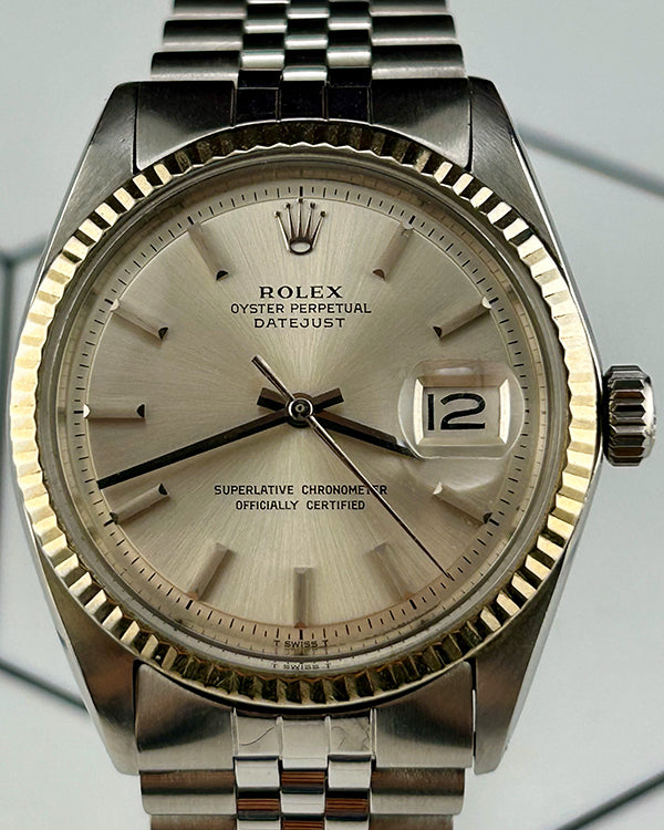 1972 Rolex Datejust 36MM Silver Dial Jubilee Bracelet (1601)
