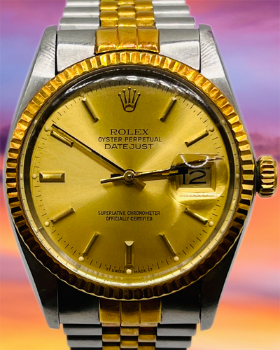 Rolex Datejust 36MM Champagne Dial Two-Tone Jubilee Bracelet (16013)