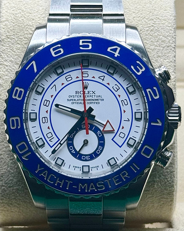 2016 Rolex Yacht-Master II 44MM White Dial Oyster Bracelet (116680)