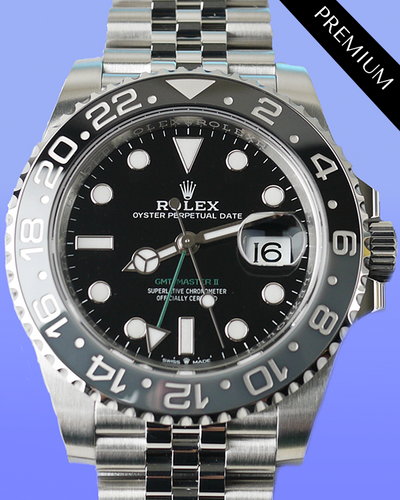 2024 Rolex GMT-Master II "Bruce Wayne" 40MM Black Dial Jubilee Bracelet (126710GRNR)