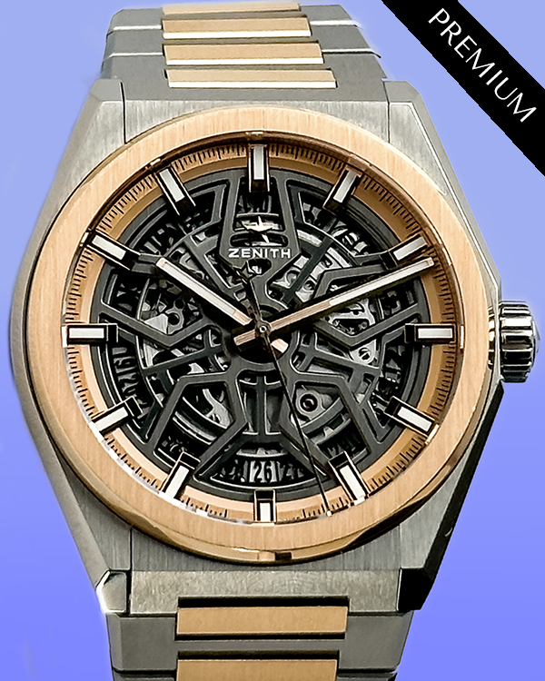 2019 Zenith Defy Classic 41MM Skeleton Dial Two-Tone Bracelet (87.9001.670/79.M9001)