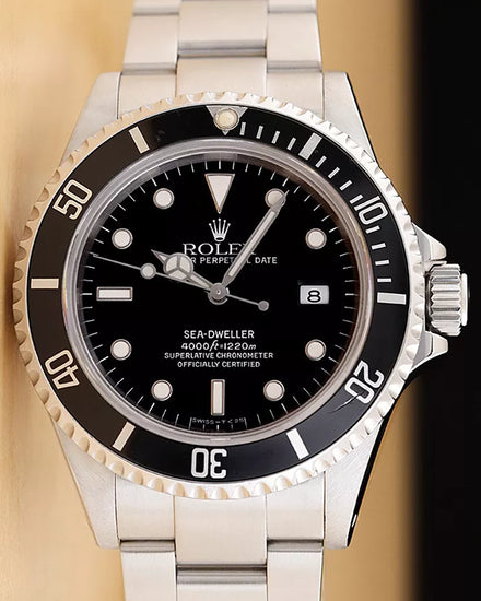 1997 (U Serial) Rolex Sea-Dweller 40MM Black Dial Oyster Bracelet (16600)