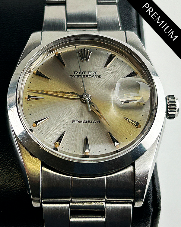 1957 (2.7 Serial) Rolex Oyster Precision 34MM Silver Dial Oyster Bracelet (6694)