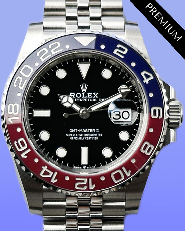 2024 Rolex GMT-Master II "Pepsi" 40MM Black Dial Jubilee Bracelet (126710BLRO)