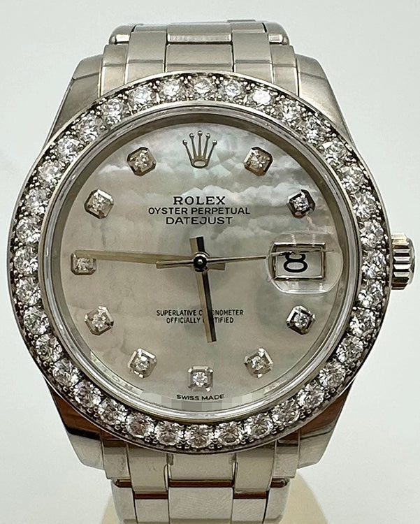 Rolex Datejust 39MM Mother of Pearl Dial Pearlmaster Bracelet (86289)