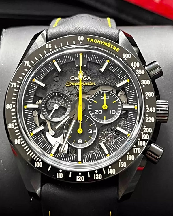 2019 Omega Speedmaster Dark Side Of The Moon "Apollo 8" 44.25MM Skeleton Dial Leather Strap (311.92.44.30.01.001)