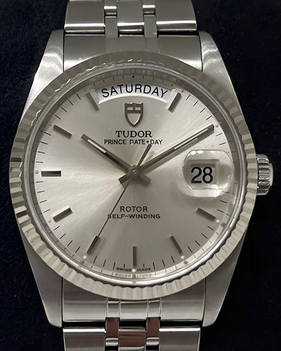 2021 Tudor Prince Date Day 36MM Silver Dial Steel Bracelet (76214)