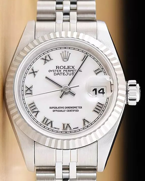 Rolex Lady-Datejust 26MM White Dial Jubilee Bracelet (69174)