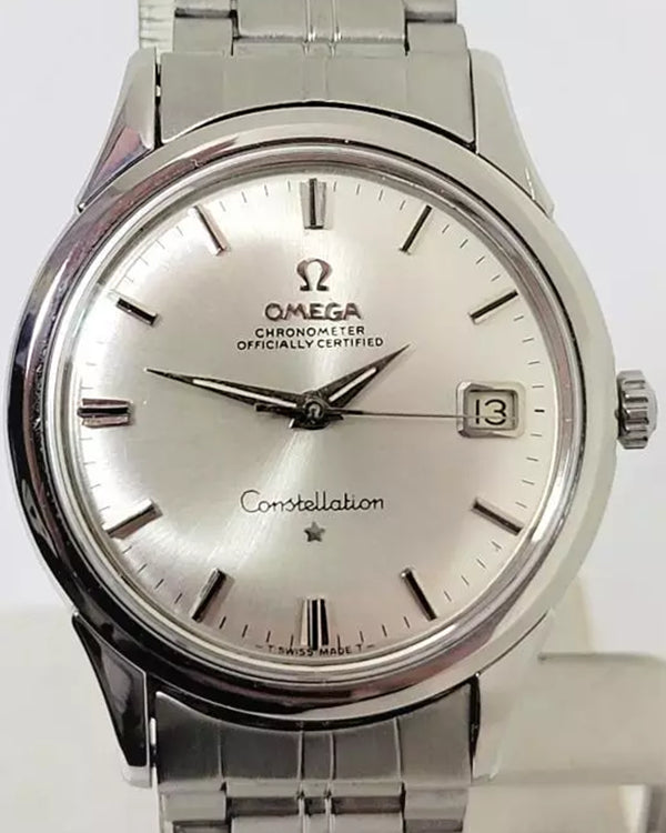 Omega Constellation 36.8MM Off White Dial Steel Bracelet (14777)