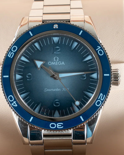 2024 Omega Seamaster Diver 300M 41MM "Summer Blue" Dial Steel Bracelet (234.30.41.21.03.002)