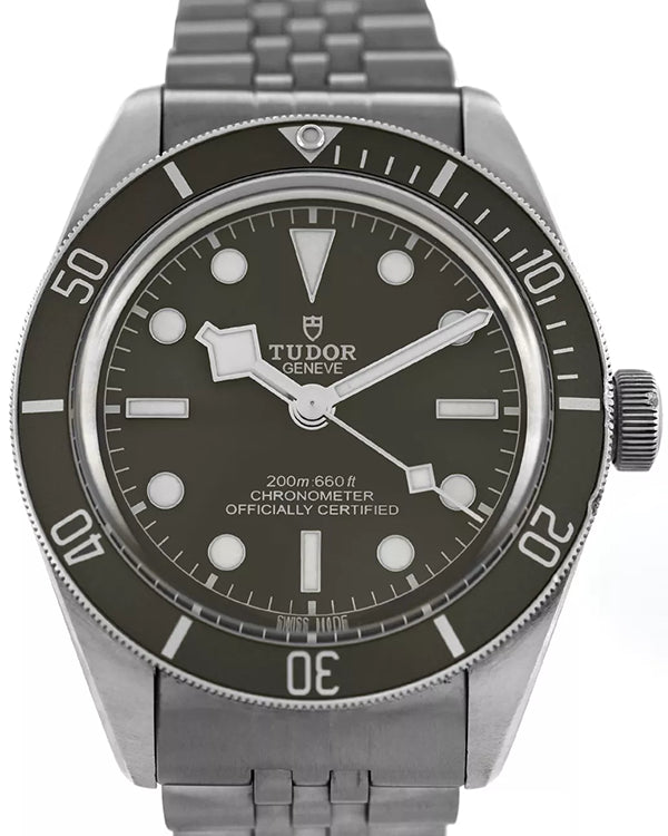 2021 Tudor Black Bay 39MM Olive Dial Aftermarket Steel Bracelet (79010SG)