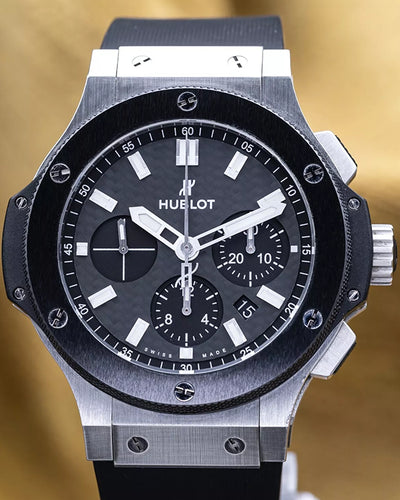 Hublot Big Bang 44MM Carbon Fiber Dial Rubber Strap (301.SM.1770.RX)