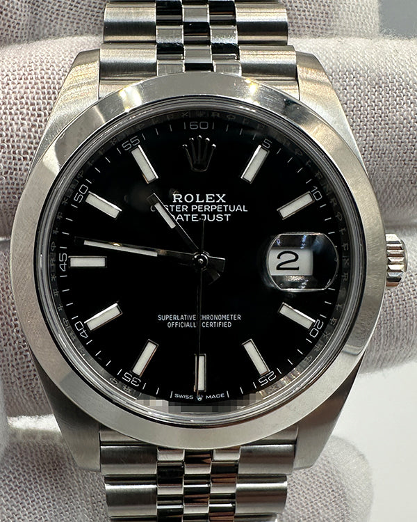 2021 Rolex Datejust 41MM Black Dial Jubilee Bracelet (126300)