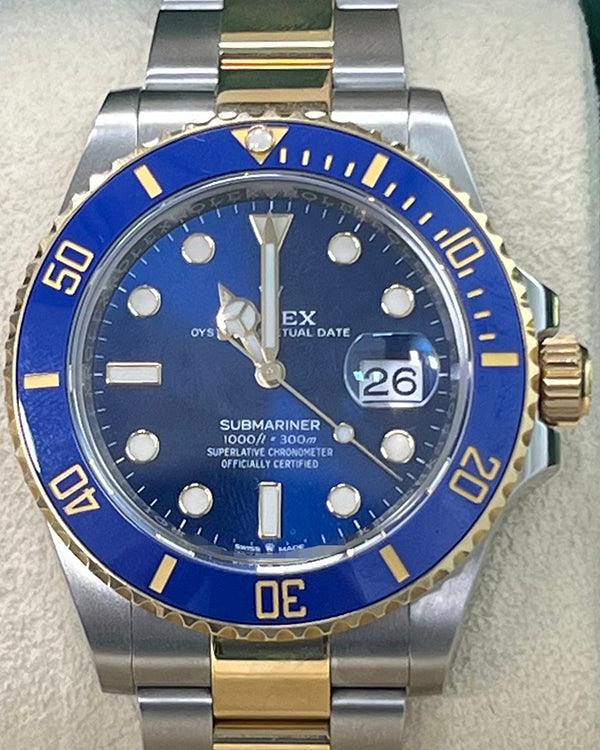 Rolex Submariner Date "Bluesy" 41MM Blue Dial Two-Tone Bracelet (126613LB)