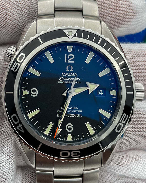 Omega Seamaster 45.5mm Black Dial Steel Bracelet (2200.50.00)