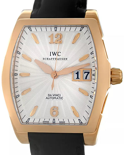 IWC Schaffhausen Da Vinci 36MM Silver Dial Leather Strap (IW452302)