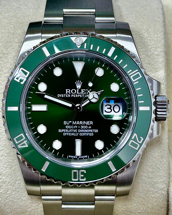 Rolex Submariner Date "Hulk" 40MM Green Dial Oyster Bracelet (116610LV)