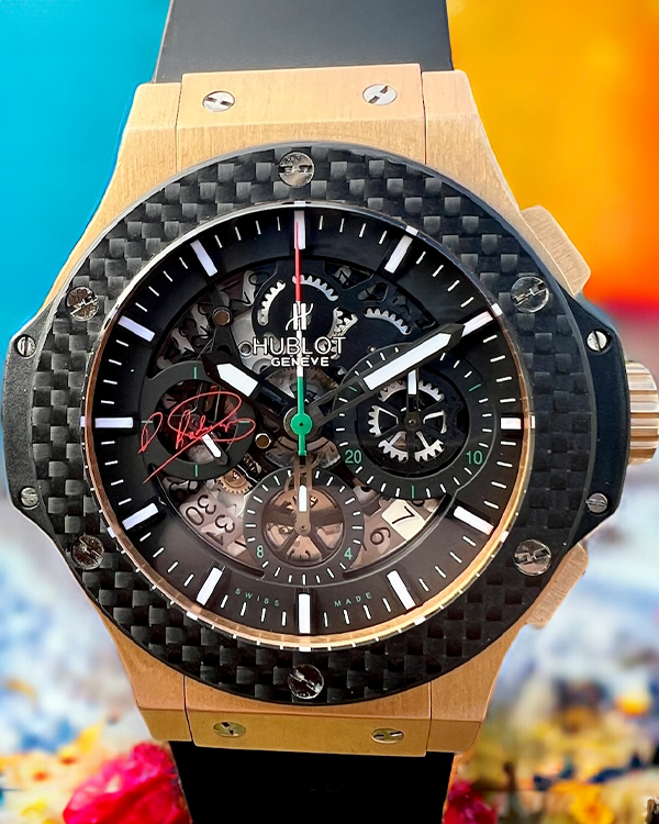 Hublot Big Bang Aero Bang Limited Edition "Scuderia Rodriguez" 44MM Skeleton Dial Rubber Strap (311.PQ.1129.HR.MEX11)