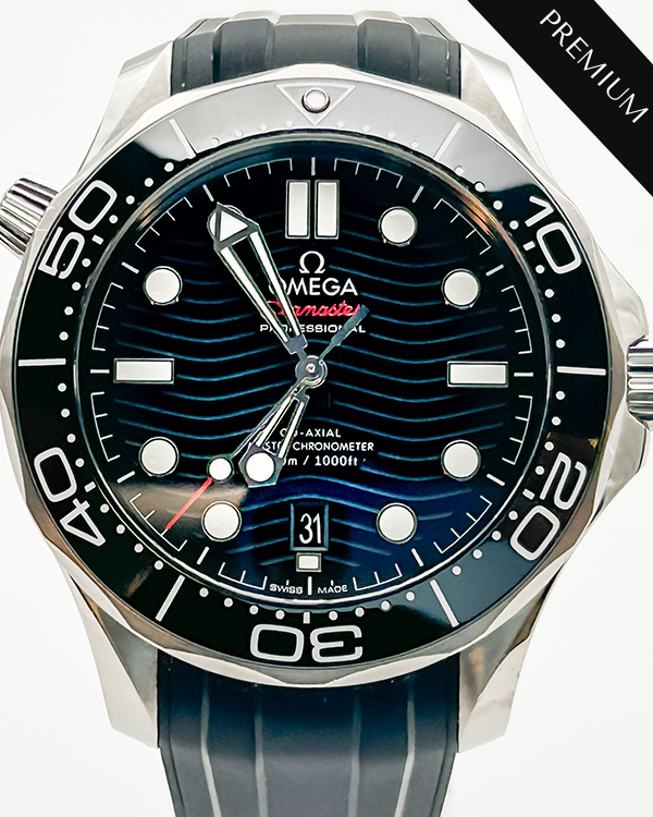 2022 Omega Seamaster Diver 300M Steel Black Dial (210.32.42.20.01.001)