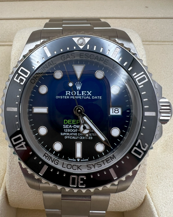 2023 Rolex Sea-Dweller Deepsea "James Cameron" 44MM D-Blue Dial Oyster Bracelet (136660)