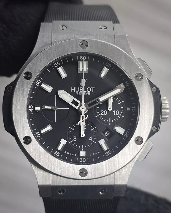 Hublot Big Bang 44MM Black Dial Rubber Strap (301.SX.1170.RX)