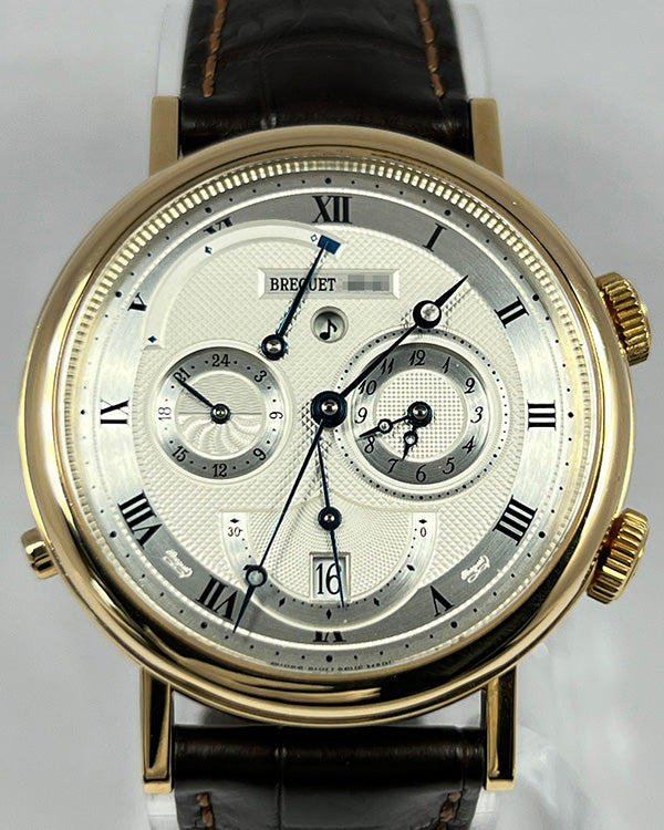 Breguet Classique 39MM Silver Dial Leather Strap (5707BA/12/9V6)