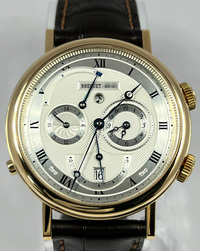 Breguet Classique 39MM Silver Dial Leather Strap (5707BA/12/9V6)