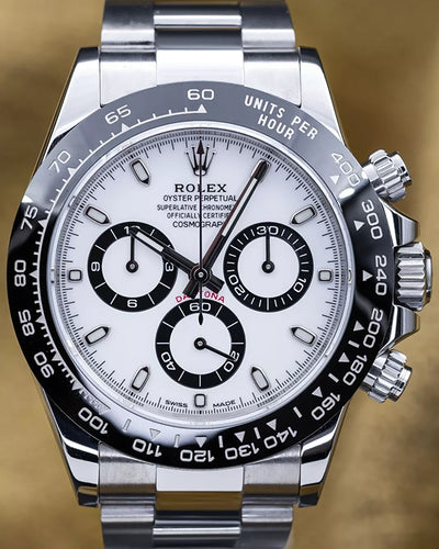 2022 Rolex Cosmograph Daytona Panda 40MM White Dial Oyster Bracelet (116500LN)