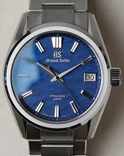 2023 Grand Seiko Evolution 9 40MM Blue Dial Titanium Bracelet (SLGA019)