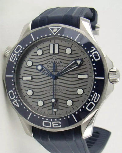 2024 Omega Seamaster Diver 300M 42MM Grey Dial Rubber Strap (210.32.42.20.06.001)