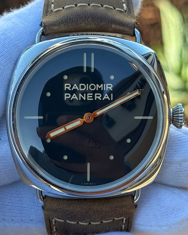 Panerai Radiomir 3 Days 47MM Black Dial Leather Strap (PAM00425)