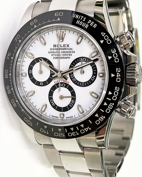 2021 Rolex Cosmograph Daytona "Panda" 40MM White Dial Oyster Bracelet (116500LN)