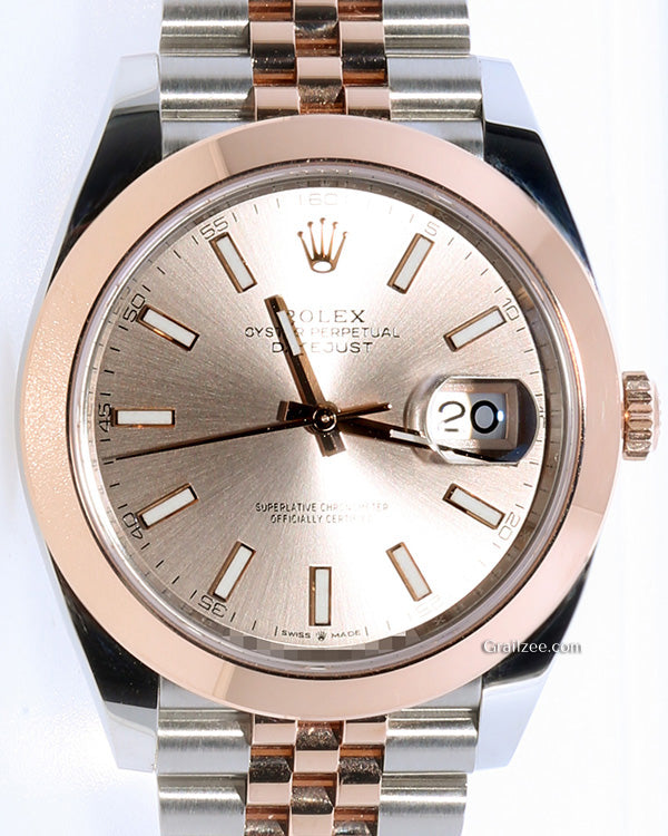 2022 Rolex Datejust 41MM Sundust Dial Two-Tone Jubilee Bracelet (126301)