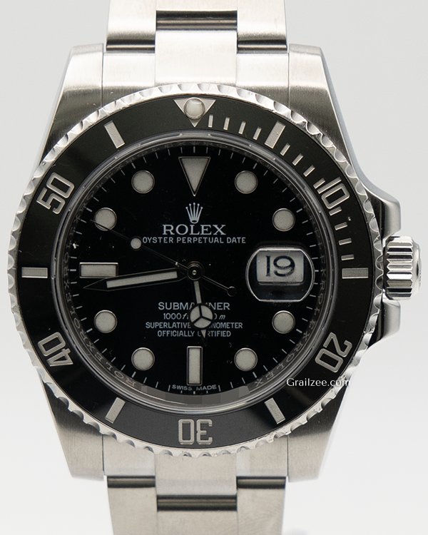 2016 Rolex Submariner Date 40MM Black Dial Oyster Bracelet (116610LN)