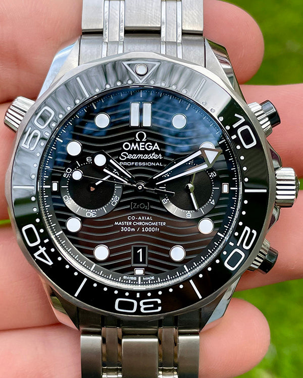 2022 Omega Seamaster Diver 300M 44MM Black Dial Steel Bracelet(210.30.44.51.01.001)