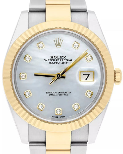 2020 Rolex Datejust 41MM Mother of Pearl Dial Two-Tone Jubilee Bracelet  (126333)