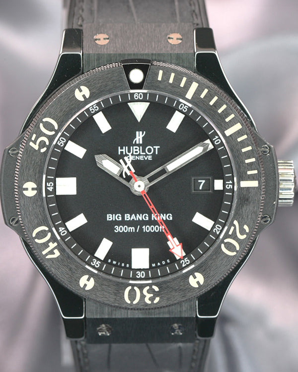 Hublot Big Bang King "Black Magic" 44MM Black Dial Leather Strap (312.CM.1120.RX)