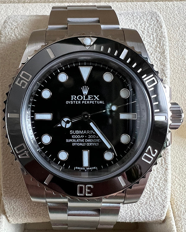 Rolex Submariner No-Date 40MM Black Dial Oyster Bracelet (114060)