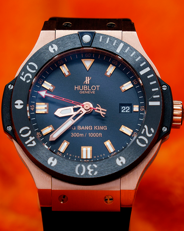 2013 Hublot Big Bang King 44MM Black Dial Rubber Strap (312.PM.1128.RX)